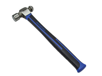 Faithfull Ball Pein Hammer Fibreglass Shaft 227g (8oz) - The Faithfull Ball Pein Hammers are a universal engineers metal working hammer, precision ground with hardened striking faces to withstand the rigours of all metal working applications