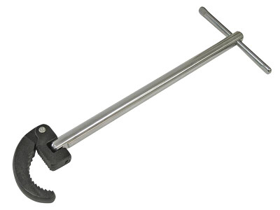 Faithfull Adjustable Basin Wrench 25-50mm - These Faithfull basin wrenches have adjustable spring action jaws that maintain an automatic grip on pipe fittings