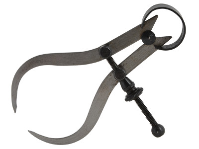 Faithfull Outside Spring Caliper 150mm (6in) - The Faithfull External Spring Calipers have polished, natural steel finish legs, are made of flat stock and are carefully balanced, with treated points