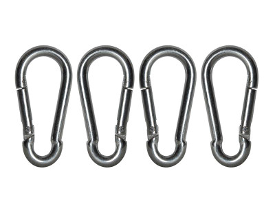 Faithfull Fire Brigade Snap Hook 6mm Zinc Plated (Pack 4) - The Faithfull Fire Brigade Snap Hook is designed for the quick release and attachment of ropes and loops