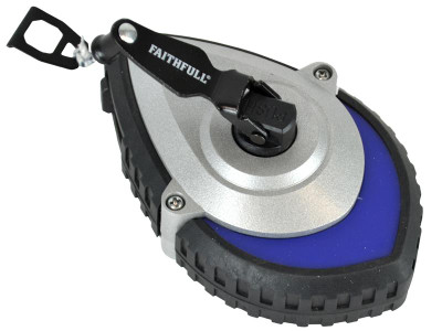 Faithfull Aluminium Chalk Line 30m - The Faithfull Aluminium Chalk Line offers quick and effective line marking when building or decorating