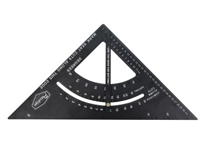 Faithfull Prestige Adjustable Quick Roofing Square 300mm (12in) - The Faithfull Prestige Adjustable Quick Roofing Square is manufactured from aluminium using computer numerical controlled (CNC) machines