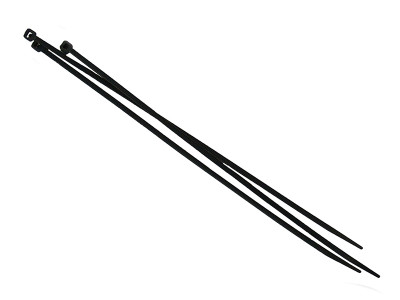 Faithfull Cable Ties Black 4.8 x 250mm (Pack 100) - These Faithfull Cable Ties are made of durable Nylon