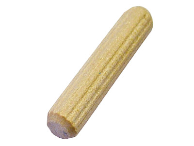 Faithfull Wood Dowels Fluted 40 x 8mm (Pack 50) - These Faithfull fluted dowel pegs are made from air dried beechwood