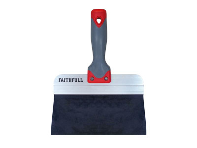 Faithfull Drywall Taping Knife Blue Steel 200mm (8in) - The Faithfull drywall taping knives are used for spreading jointing compound and when applying paper or fibreglass drywall tape, to cover joints in plasterboard