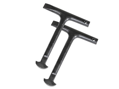 Faithfull Manhole Keys, D-Type 125mm (5in) (Pack 2) - These Faithfull Manhole Keys are designed to lift and remove most standard non-locking manhole covers, drain gully covers and access panels