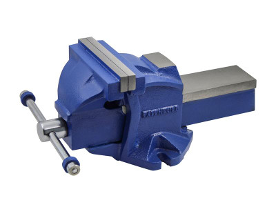 Faithfull Mechanics Vice with Magnetic Jaws 150mm (6in) - This Faithfull Mechanics Viceis suitable for medium to heavy-duty applications and is made from Spheroidal Graphite (SG) cast iron, also known as SG iron, or Ductile Iron