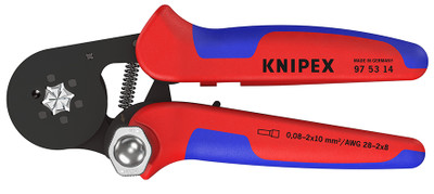 Self-Adjusting Crimping Pliers for wire ferrules - 975314-KNIPEX