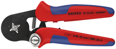 Self-Adjusting Crimping Pliers for wire ferrules - 975304-KNIPEX