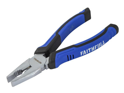 Faithfull Combination Pliers 180mm (7in) - Faithfull Combination Pliers are designed to grip and cut
