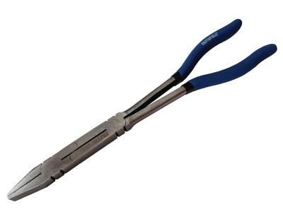 Faithfull Long Reach Flat Nose Pliers 300mm (12in) - Faithfull Long Reach Flat Nose Pliers are excellent for access into tight locations