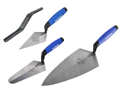 Faithfull Prestige Professional Brick Trowel Set, 4 Piece - The Faithfull Prestige Professional Brick Trowel Set has beendeveloped after working closely with professional bricklayers