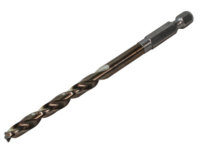 Faithfull HSSE M35 Cobalt Quick-Change Impact Drill Bit 3.0mm OL:77mm WL:33mm - Faithfull Cobalt Quick-Change Impact Drill Bits feature a revolutionary tip design that is far superior to any other drill bit in the industry