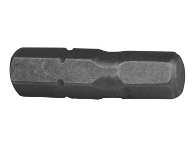 Faithfull Hex S2 Grade Steel Screwdriver Bits 4 x 25mm (Pack 3) - These Faithfull Professional 1/4in Hex Drive Hex Screwdriver Bits are manufactured from high-strength, heat-treated S2 grade steel