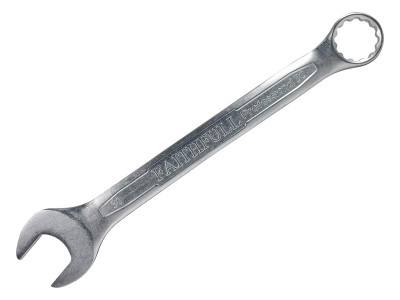 Faithfull Combination Spanner CV Satin Finish 30mm - These Faithfull professional, high quality Combination Spanners are forged from chrome vanadium steel, which is hardened, tempered and satin chrome plated for corrosion protection