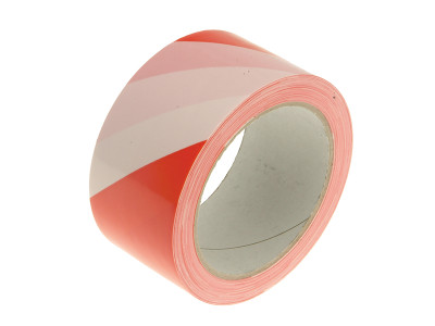 Faithfull Professional Self-Adhesive Hazard Tape Red/White 50mm x 33m - Faithfull Professional Self-Adhesive Hazard Tape is strong, durable and incredibly hard-wearing Faithfull Professional Self-Adhesive Hazard Tape Red/White 50mm x 33m - Faithfull Professional Self-Adhesive Hazard Tape is strong, durable and incredibly hard-wearing
