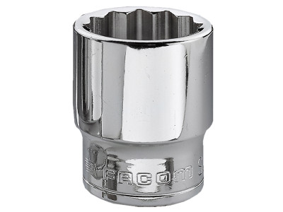 Facom Bi-Hexagon Socket 3/8in Drive 10mm - These Facom 12-point OGV sockets have a 3/8in Drive to fit 3/8in ratchets