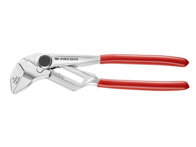 Facom PWF250G Plier Wrench PVC Grip 250mm - The Facom PWF250G Plier Wrench comes with a press and slide adjustment