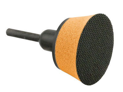 Flexipads World Class Spindle Pad 50mm Conical Soft Face - The bespoke conical (tapered) shape allows for more accurate work in difficult situations