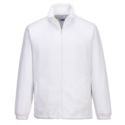 Anti-Static ESD Fleece - White XXXL
