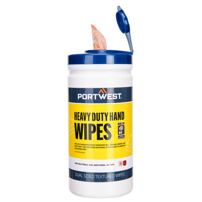 Heavy Duty Hand Wipes (80 Wipes) - Orange