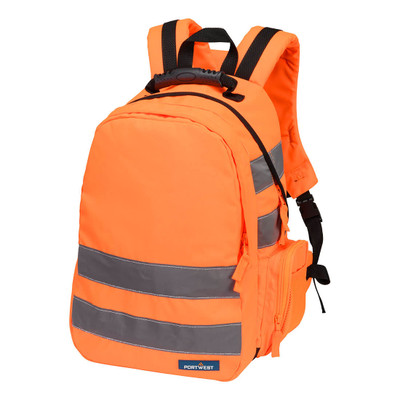 Quick Release Hi-Vis Rucksack - Orange 