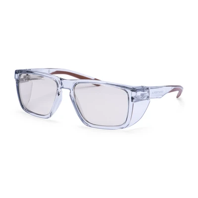 Side Shields Safety Glasses - Brown 
