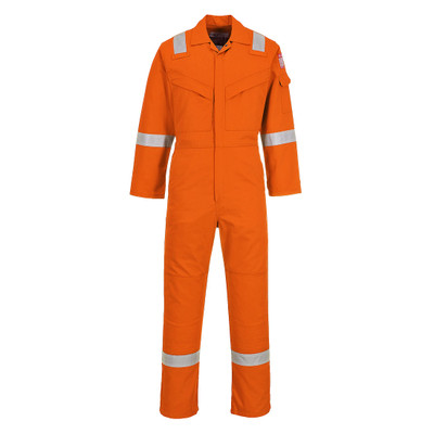 Bizflame Work Lightweight FR Coverall - Orange Tall XXL