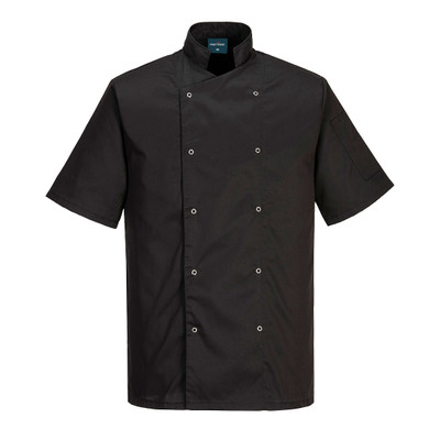 Chef's Cumbria Jacket S/S  - Black XL