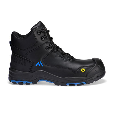 Composite Action Leather Mid Boot S3S ESD HRO SR SC FO - Black/Blue 35