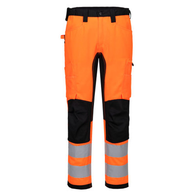 WX2 ECO Hi-Vis Stretch Trade Trouser - Orange/Black 46