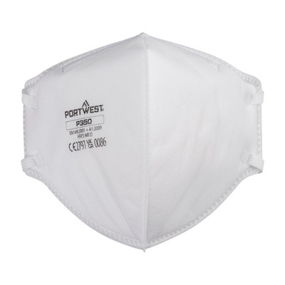 FFP3 Dolomite Fold Flat Respirator (Pk20) - White