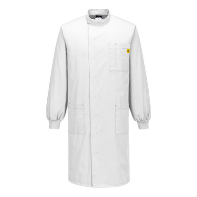 Anti-Static ESD Howie Coat - White M