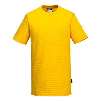 Anti-Static ESD T-Shirt S/S - Deep Yellow XL