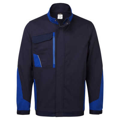 WX1 Lightweight Cotton Work Jacket - Navy/Royal XXL