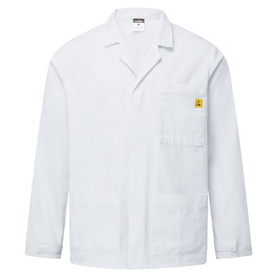 Anti-Static ESD Lab Jacket - White XL