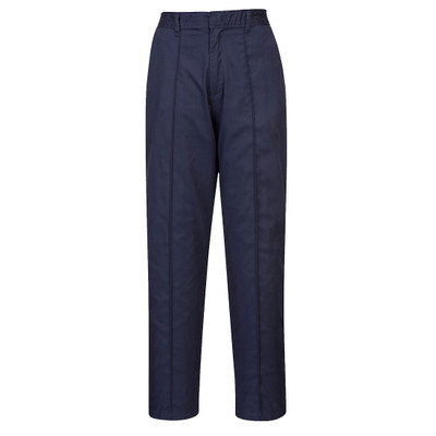 Women's Elasticated Trousers - Navy XL