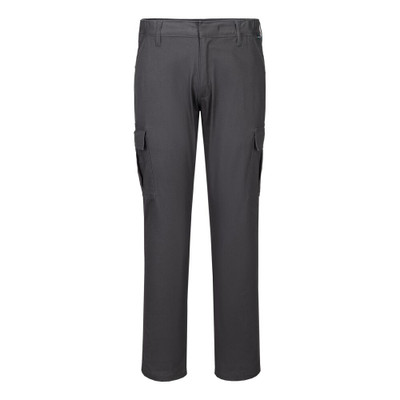 Stretch Slim Fit Combat Trousers - Metal Grey 36