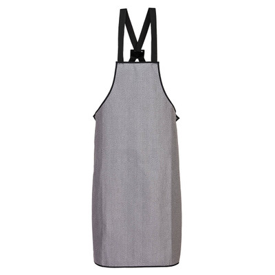 Cut Resistant Bib Apron - Grey 