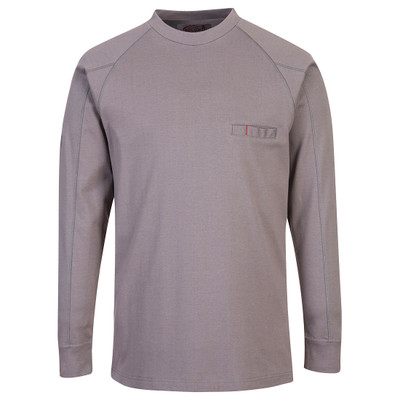 Bizflame Knit FR Long Sleeve T-Shirt - Grey
