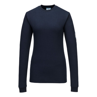Modaflame Knit FR Women's Long Sleeve T-Shirt - Navy