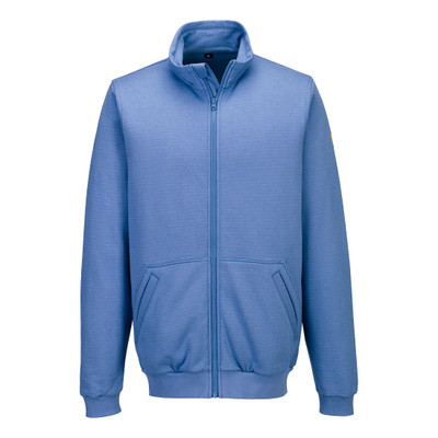 Anti-Static ESD Zip Sweatshirt - Hamilton Blue