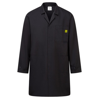 Anti-Static ESD Coat - Black