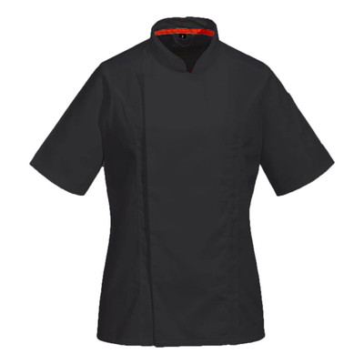 Chef's Women's Mesh Air Pro Jacket S/S - Black