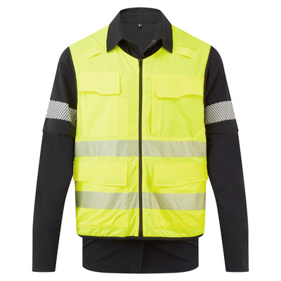 Ultimate Modular Hi-Vis 6-in-1 Shirt - Black/Yellow