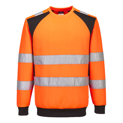 WX2 Eco Hi-Vis Sweatshirt - Orange/Black