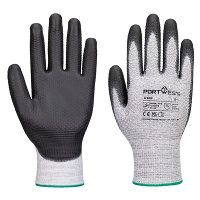 A124 Grip 13 PU Diamond Knit Glove (Pk12) - These gloves feature a diamond knit liner for superior breathability, comfort and dexterity