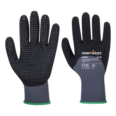A353 DermiFlex Ultra Plus Glove - The A353 has a dotted palm which enhances the grip and adds achieves the same palm protection as the A352