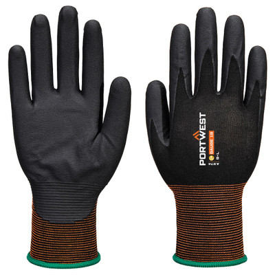 GP Grip 18 Nitrile Micro Foam Glove - Black K8R