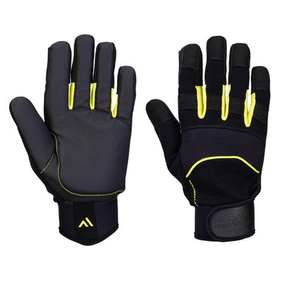 Anti-Vibration B600 PU Mechanical Glove - Black K8R